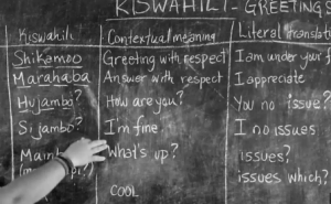 kenya elective swahili lessons